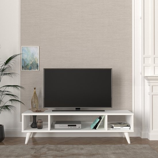 TV-meubel Sottunga 120x35x40 cm wit