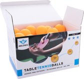 Angel Sports tafeltennisballen - oranje - 48 stuks - 40mm