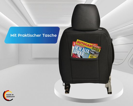 2 Riempitivi Per Sedili Auto - Per Audi Q3 Sportback 2019-2022, Nero