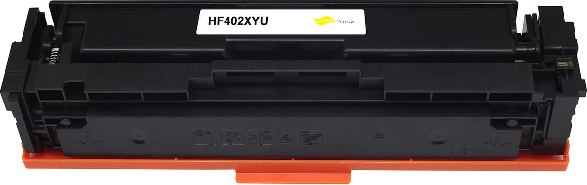 MediaHolland - Huismerk Toner 201X, CF402X geschikt voor HP Laserjet Printers - 1x Geel - Toners Cartridges - Geel: 2300 Pagina's