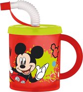 Gobelet Mickey Mouse 210ml avec paille