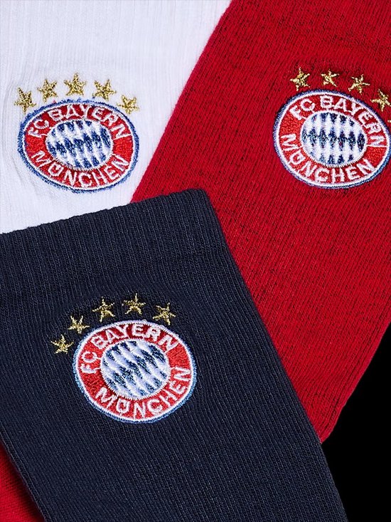1 set (3 paar) Bayern Munchen sokken voor kids maat 31-34 | bol