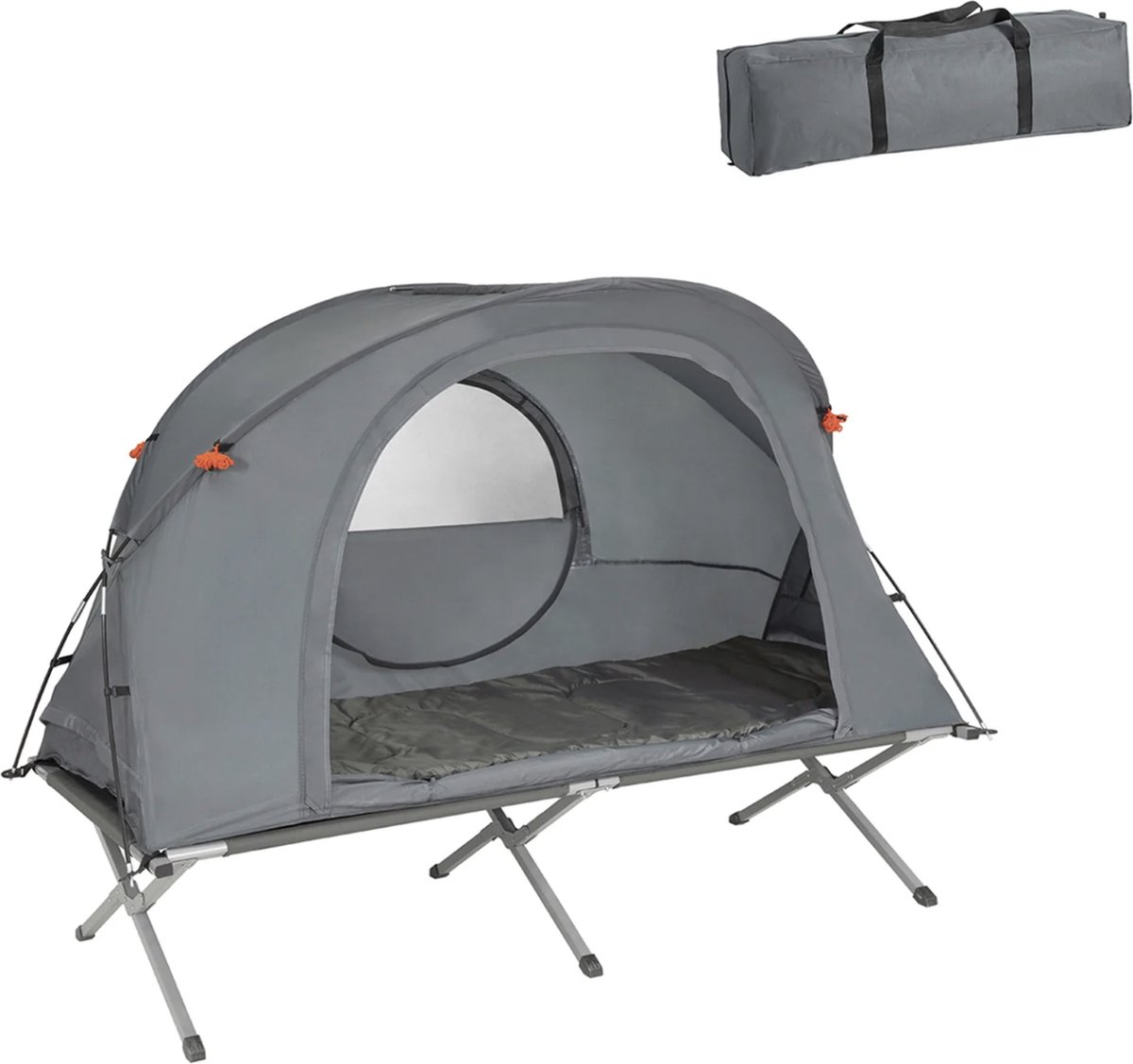 Simpletrade 4 in 1 Tent - Kamperen - Outdoor - Slaapzak - Opblaaskussen - 194x157x145cm