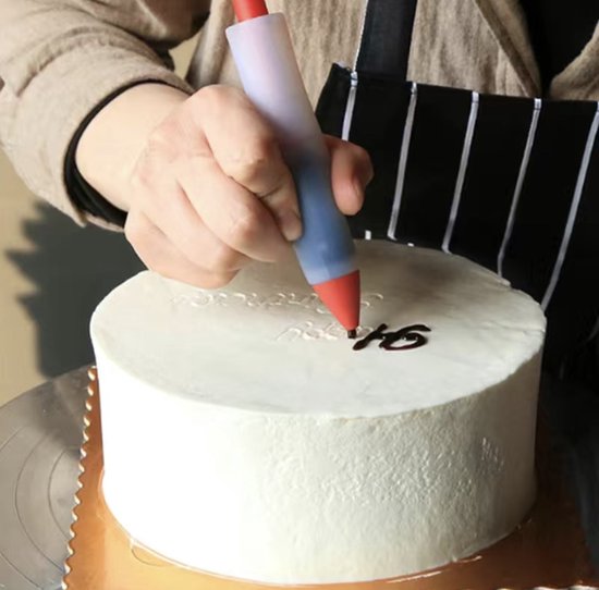 5 Stuks - Cake Decoratie Pennen Kit - Icing Pen - Taart Decor Schrijfpen -  Silicone... | bol