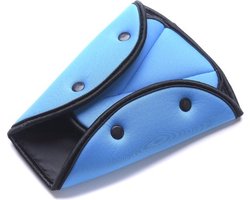 Auto gordel beschermer - Gordelhoes - Autogordel bescherming - Gordelbeschermer - Nekbeschermer kind - Gordelbeschermhoes - Nekkussen / neksteun - Blauw