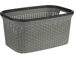 Kipit Wasmand - 36 L - Grijs - Hoge Kwaliteit - Wassorteerder - 36 x 25.5 x 53 CM