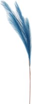 Kunstgras/rietgras/stengels/losse steel - pluimen pampasgras - blauw - 80 cm