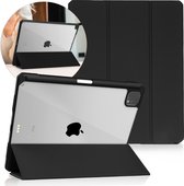 iMoshion Tablet Hoes Geschikt voor iPad Pro 12.9 (2021) / iPad Pro 12.9 (2020) / iPad Pro 12.9 (2018) / iPad Pro 12.9 (2022) - iMoshion Trifold Hardcase Bookcase - Zwart