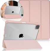iMoshion Tablet Hoes Geschikt voor iPad Pro 11 (2022) / iPad Pro 11 (2021) / iPad Pro 11 (2020) / iPad Pro 11 (2018) - iMoshion Trifold Hardcase Bookcase - Roze