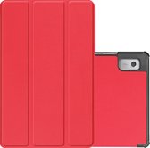 Hoesje Geschikt voor Lenovo Tab M9 Hoesje Case Hard Cover Hoes Book Case - Rood