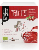 Marie Red - Tisane Familiale Rose Musquée Bio - 4 x 12 sachets pyramidaux non blanchis