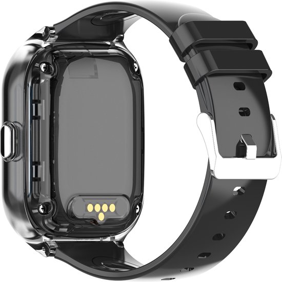 GPS 4G Smartwatch voor Kinderen Zwart HD Video Bellen GPS Tracker