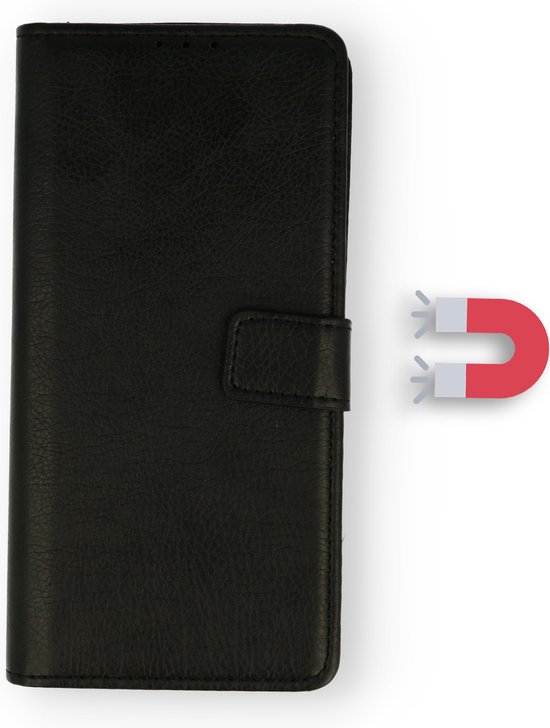 Motorola Moto G9 Power Case Zwart - Wallet Book Case - Porte-cartes et languette magnétique et Protecteurs d'écran en Verres