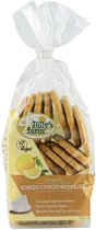 Billy's Farm Biologische Kokos citroenkoekjes (DOOS 8x175 gram grootverpakking) NL-BIO-01