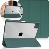 iMoshion Tablet Hoes Geschikt voor iPad Pro 11 (2022) / iPad Pro 11 (2021) / iPad Pro 11 (2020) / iPad Pro 11 (2018) - iMoshion Trifold Hardcase Bookcase - Groen