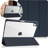 iMoshion Tablet Hoes Geschikt voor iPad Air 4 (2020) /iPad Air 11 inch (2024) M2 / iPad Air 5 (2022) - iMoshion Trifold Hardcase Bookcase - Donkerblauw