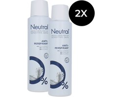 Neutral Sensitive Skin Anti-Perspirant Deo Spray - 2 x 150 ml