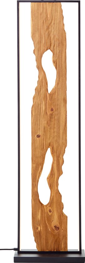 Brilliant Chaumont - Vloerlamp - LED 20W 3000K - Zwart/Hout