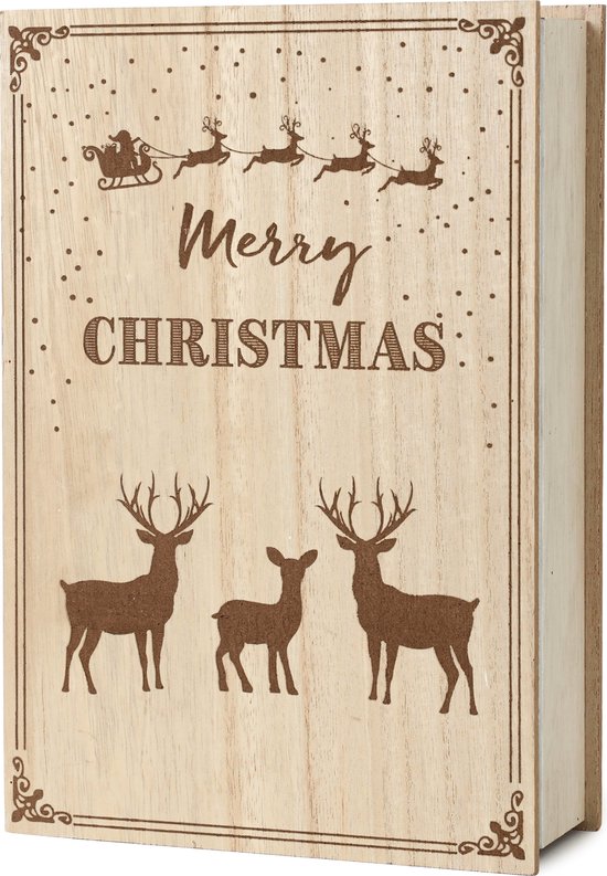 BRUBAKER Calendrier de l'Avent réutilisable en bois à remplir – Livre de  Noël – Calendrier de Noël DIY 19,6 x 7,5 x 30 cm : : Fournitures  pour le bureau