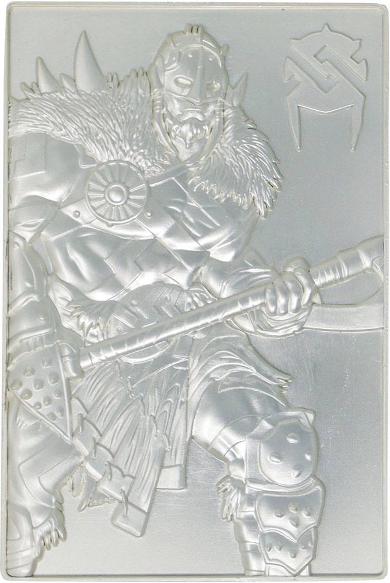 FaNaTtik Magic The Gathering - Ingot Garruk Wildspeaker Limited Edition (silver plated) Collectible Object - Zilverkleurig