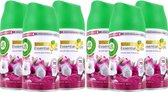 Airwick Freshmatic Max Smooth Satin & Moon Lily - 6 x 250 ml - Recharge - Pack économique