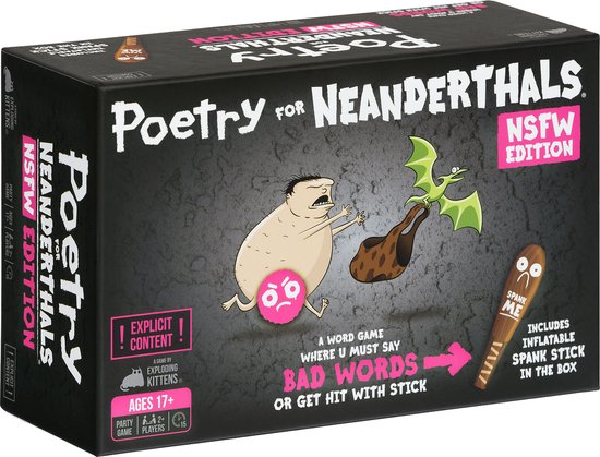 Foto: Poetry for neanderthals nsfw edition engelstalig kaartspel