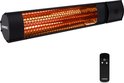 VONROC Sfeervolle terrasverwarmer – Marsili 2000W – Hoog rendement – Low Glare lamp – 2 Warmteniveaus – Met afstandsbediening