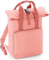 Twin Handle Roll-Top Backpack BagBase - 11 Liter Blush Pink