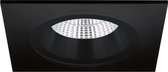 Milano - Inbouwspot Zwart Vierkant - Verdiept - 1 Lichtpunt - 93x93mm
