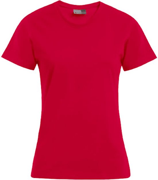 Damesshirt 'Premium T' met ronde hals Fire Red - L