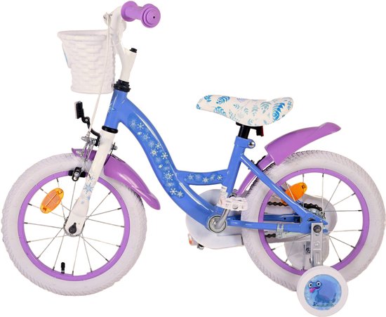 Disney Frozen 2 Vélo filles 12 pouces 3-5 ans Vélo enfant facile à monter +  roues
