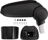 vidaXL Accoudoir 14-5x31-5x(30-48) cm ABS Noir - Accoudoir de voiture - Accoudoirs de voiture - Accoudoir de voiture - Console centrale de voiture