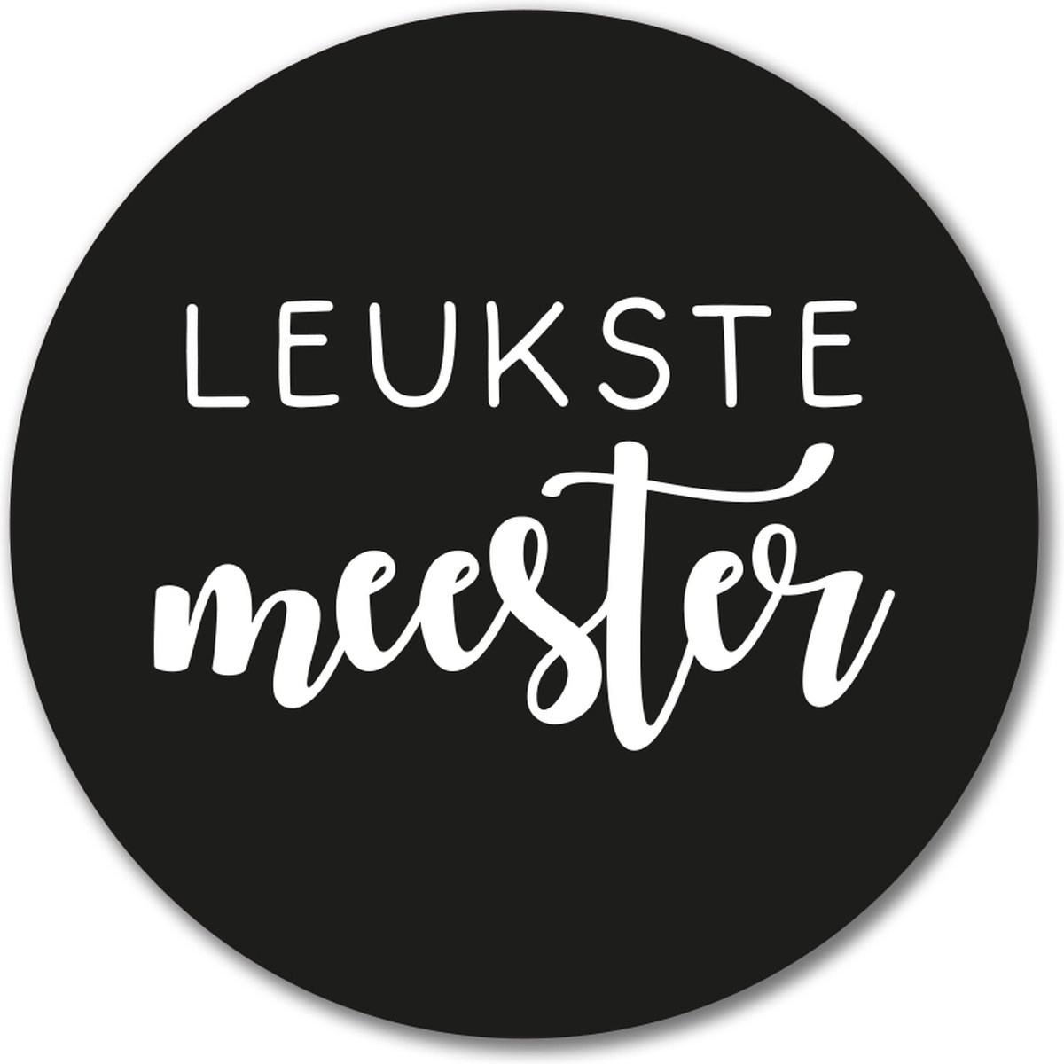 Onderzetter leukste meester