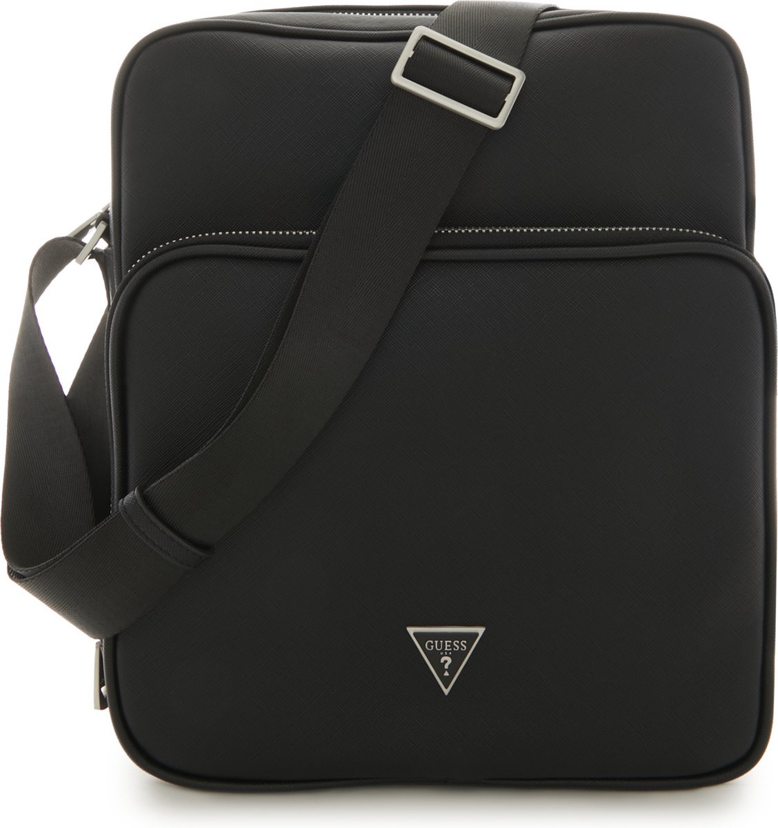 Guess Certosa Saffiano Smart Messenger Bag Heren Zwart bol