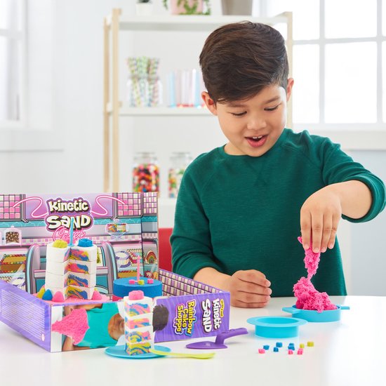 Kinetic Sand, Étui de variété avec sable de jeu de plage, néon et