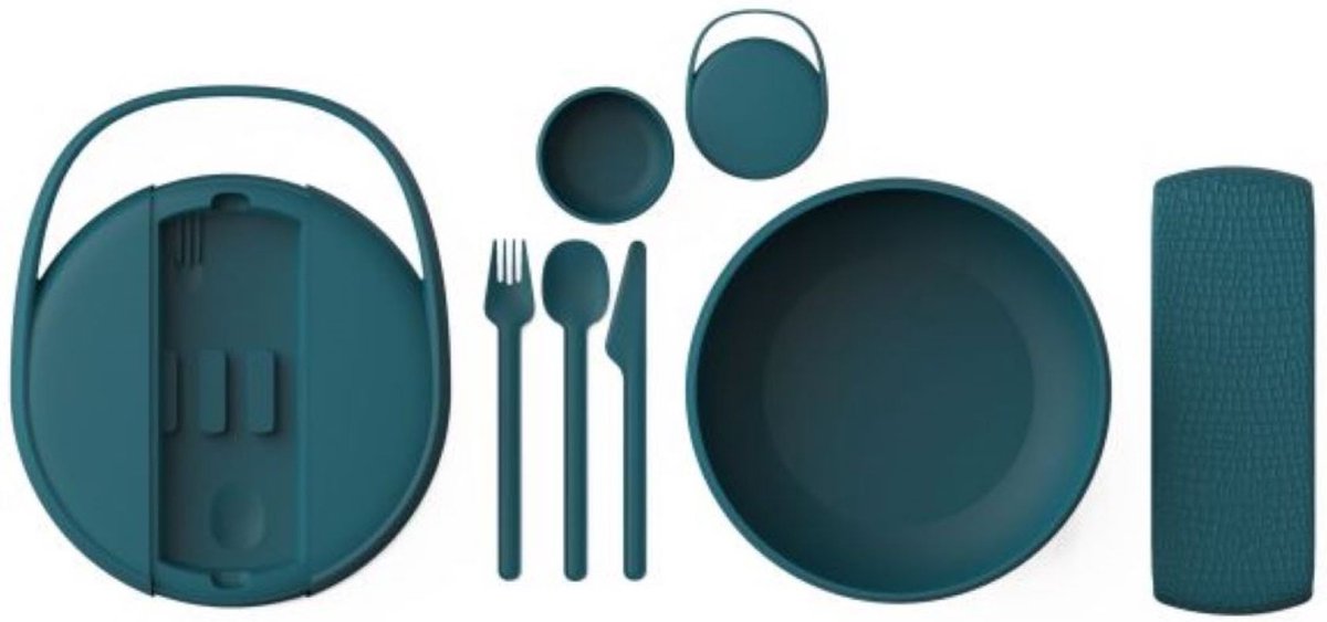 HIP - Clutch Lunch Box with Utensils
