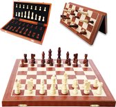 Échiquier - Jeu d'échecs - Jeu d'échecs - Echecs - Chess - Bois - 39 cm