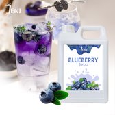 Limonade | Bubble Tea Syrup | Smoothie Basis | Cocktail Syrup | Dessert Syrup | JENI Blueberry Syrup - 2.5 Kg （with a free pump）
