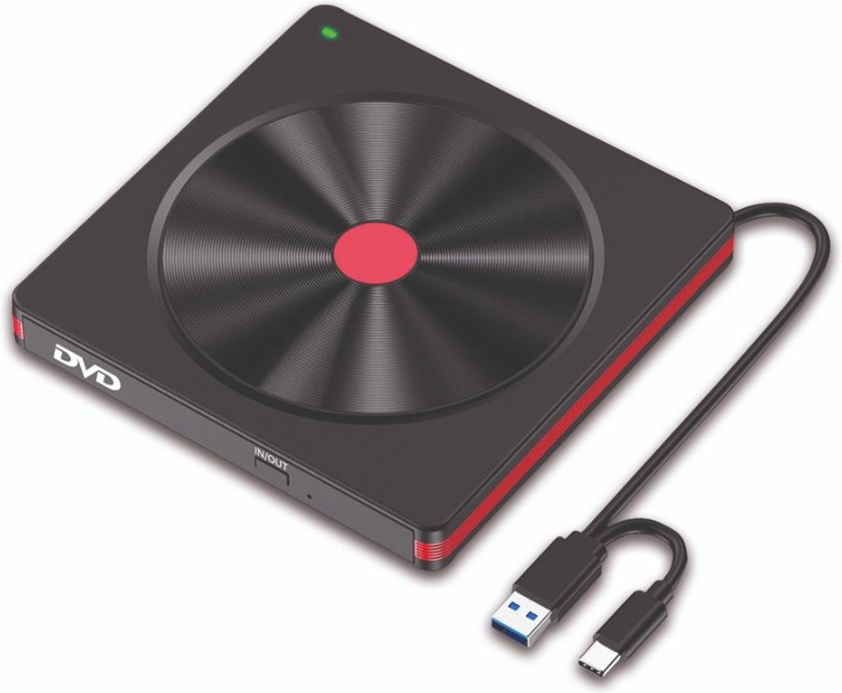 SezGoods CD Speler Voor Laptop - Blu-ray Compabiliteit - Universeel - Plug & Play - Zwart - SEZGoods