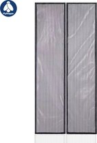 Magnetisch Deurgordijn - Vliegengordijn Zwart - 100x220 cm | Insectenwerend | Frisse Lucht | Natuurlijk Licht | Flystopper