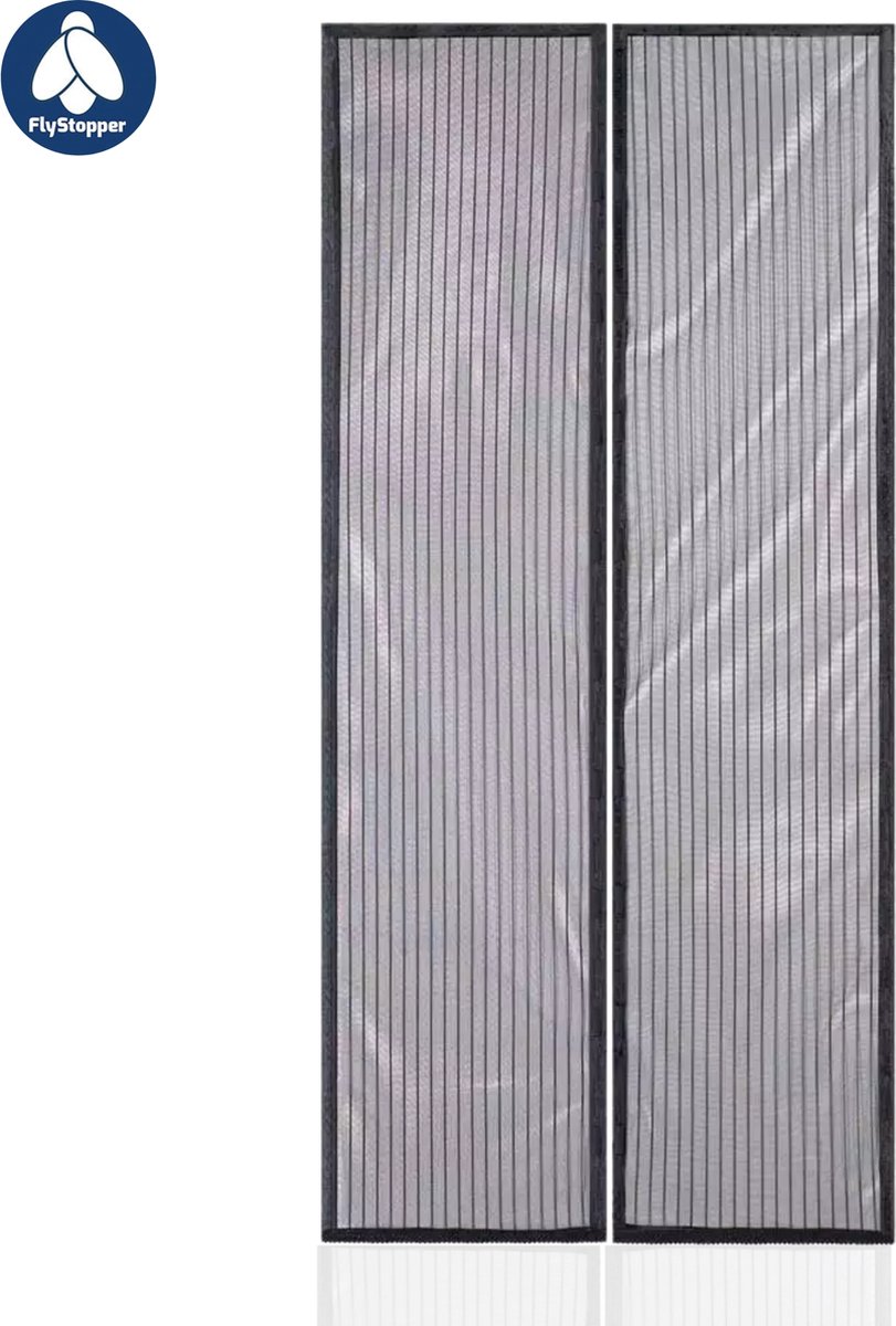 Magnetisch Deurgordijn - Vliegengordijn Zwart - 100x220 cm | Insectenwerend  | Frisse... | bol.com
