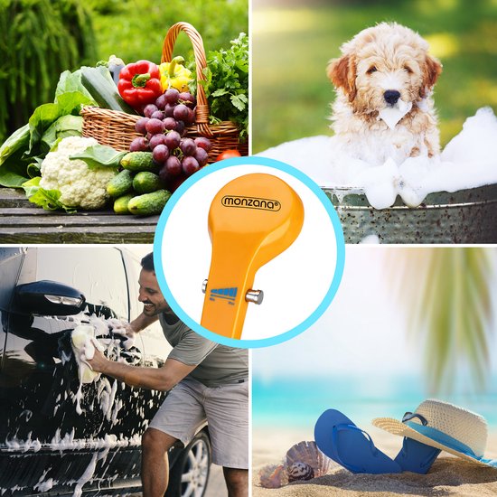 Campingdouche met dompelpomp - tuindouche - buitendouche - inclusief zuignap en houder van ProPlus — afbeelding 3