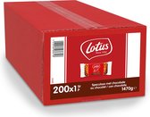 Lotus Biscoff speculoos met chocolade (1stx200) in een doos