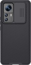 Nillkin CamShield Pro Back Cover - Geschikt voor Xiaomi 12T / 12T Pro Hoesje - Zwart