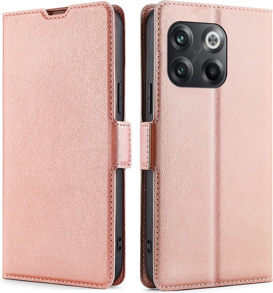 Folio Book Case - Étui OnePlus 10T - Or Rose