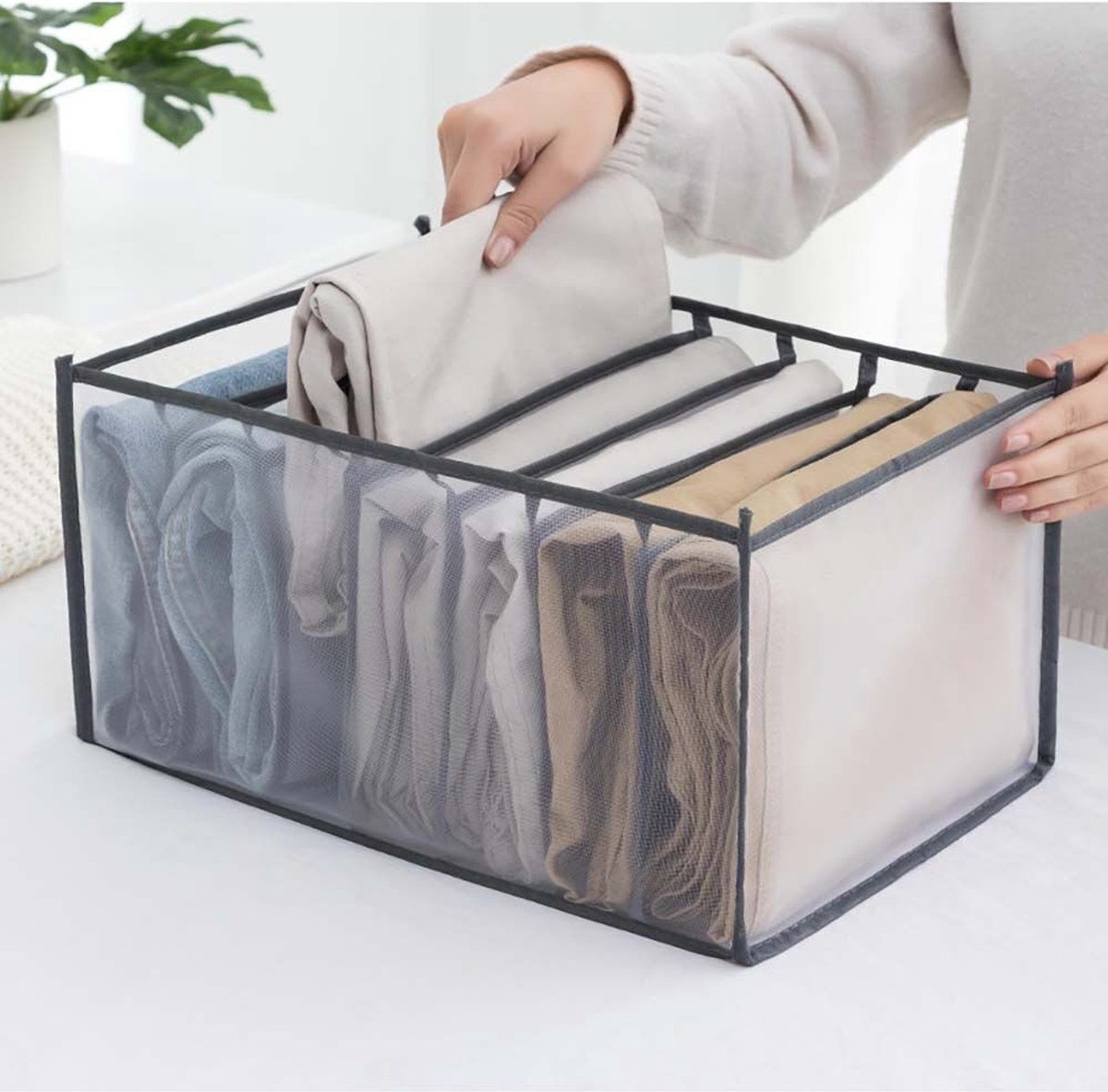 Kleding Organizer voor garderobe/laden voor broeken, blouses, ondergoed, ... - Set van 4 stuks