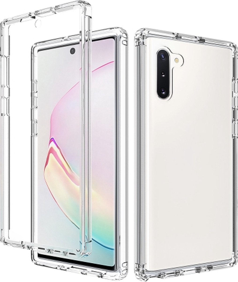 Hoesje Geschikt voor Samsung Galaxy Note 10 silicone back cover/Transparant hoesje