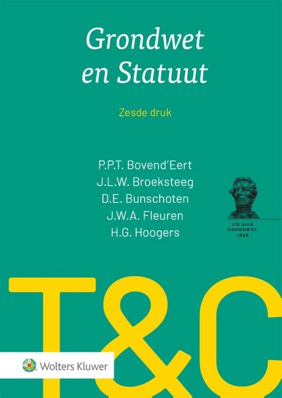 Tekst & Commentaar Grondwet en Statuut 9789013170269 Boeken bol