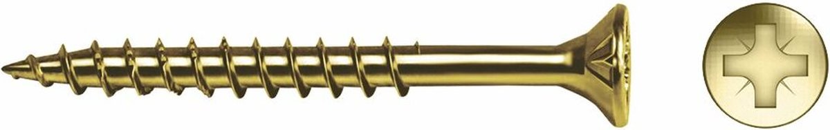 Schroefdoos CELO 100 Stuks Verzinken (6 x 110 mm)