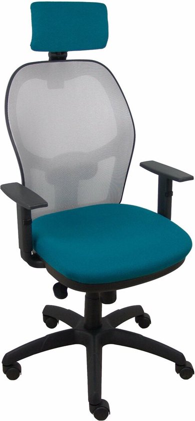 Bureaustoel met hoofdsteun Jorquera P&C 10CRNCR Grijs Groen/Blauw